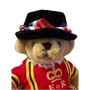 Merrythought London Beefeater Teddy Bear Plush Red Outfit Ironbridge England